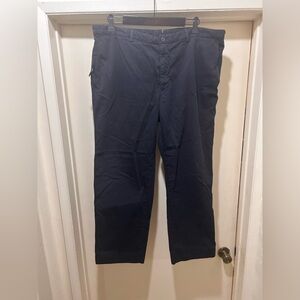 Eremegildo Zegna Chore Pants Mens Size 58 40X29 Cotton Navy Blue Utility Casual
